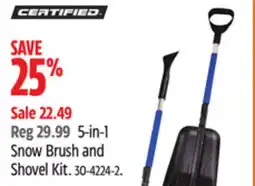 Canadian Tire 5-in-1 Snow Brush and Shovel Kit offer