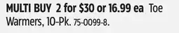 Canadian Tire Toe Warmers offer