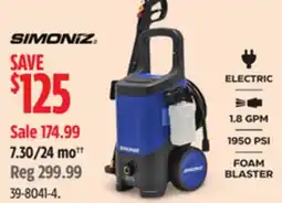 Canadian Tire SIMONIZ 1950 PSI ELECTRIC FOAM BLASTER offer