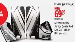 Canadian Tire Street Hockey Junior Goalie Pad Set offer