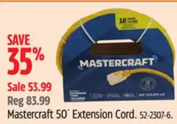 Canadian Tire Mastercraft 50' Extension Cord offer