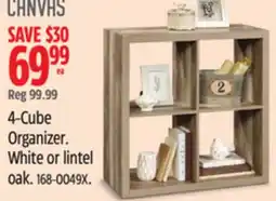 Canadian Tire 4-Cube Organizer CANVAS offer