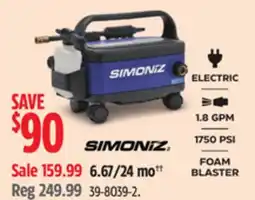 Canadian Tire SIMONIZ FOAM BLASTER offer