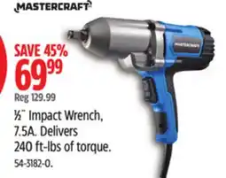 Canadian Tire MASTERCRAFT ½ Impact Wrench offer