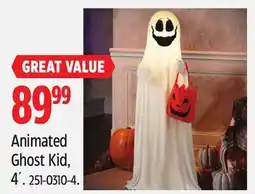 Canadian Tire Animated Ghost Kid 4' offer