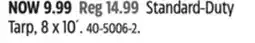 Canadian Tire Standard-Duty Tarp offer