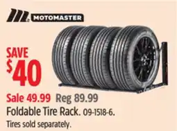 Canadian Tire Foldable Tire Rack offer