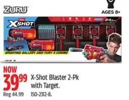 Canadian Tire X-Shot Blaster 2-Pk with Target offer