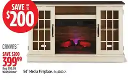 Canadian Tire 54 Media Fireplace offer