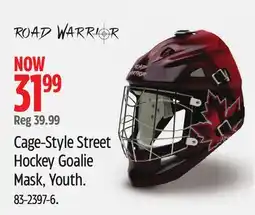 Canadian Tire Cage-Style Street Hockey Goalie Mask, Youth offer
