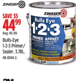 Canadian Tire Bulls-Eye 1-2-3 Primer/Sealer offer