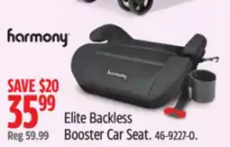 Canadian Tire Elite Backless Booster Car Seat offer