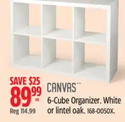 Canadian Tire CANVAS 6-Cube Organizer offer