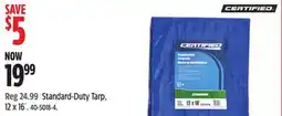 Canadian Tire Standard-Duty Tarp, 12 x 16´ offer