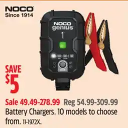 Canadian Tire Battery Chargers offer