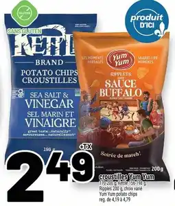 Metro Kettle brand potato chips offer