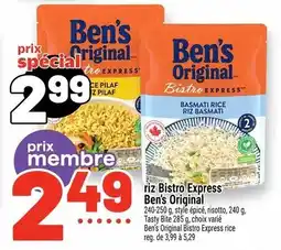 Metro Ben's Original Bistro Express rice offer