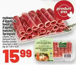 Metro Springvale rouleaux d'épaule de boeuf ou d'agneau tranchés offer