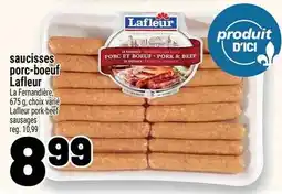 Metro Lafleur saucisses porc-boeuf offer
