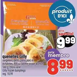 Metro Gilly frozen dumplings offer