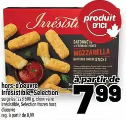 Metro Irresistible Selection Battered Cheese Sticks offer