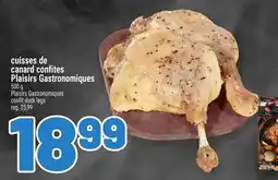 Metro Plaisirs Gastronomiques confit duck legs offer