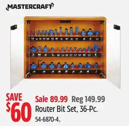 Canadian Tire Router Bit Set, 36-Pc offer