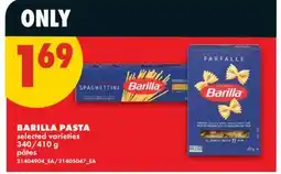 No Frills BARILLA PASTA, 340/410 g offer