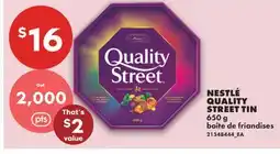 No Frills NESTLÉ QUALITY STREET TIN offer