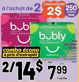 Metro Bubly sparkling water offer