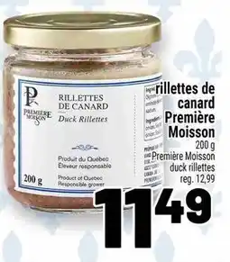 Metro Première Moisson duck rillettes offer