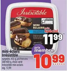 Metro Irresistible mini éclairs offer