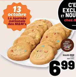 Metro M&M's biscuits offer