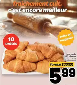 Metro croissants 100 % beurre offer