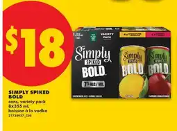 No Frills SIMPLY SPIKED BOLD offer