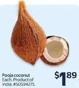 Walmart Pooja coconut offer