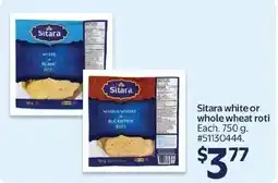 Walmart Sitara white or whole wheat roti offer