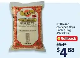 Walmart PTI besan chickpea flour offer