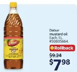 Walmart Dabur mustard oil offer