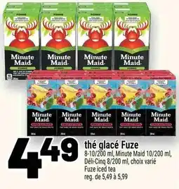 Metro Minute Maid thé glacé Fuze offer