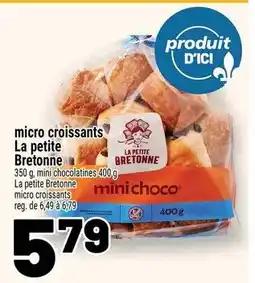 Metro La petite Bretonne micro croissants offer