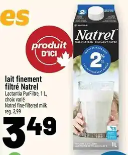 Metro Natrel lait finement filtré offer
