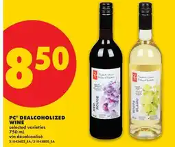 No Frills PC DEALCOHOLIZED WINE offer