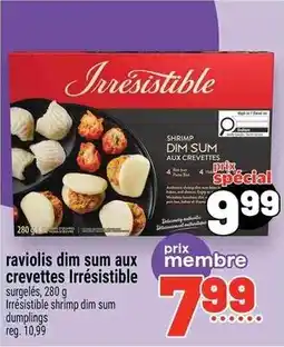 Metro Irresistible raviolis dim sum aux crevettes offer