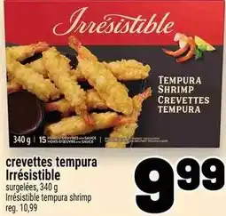 Metro Irrésistible tempura shrimp offer