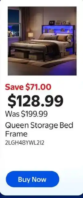 Queen Storage Bed Frame