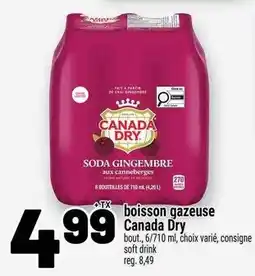 Metro Canada Dry soda gingembre offer