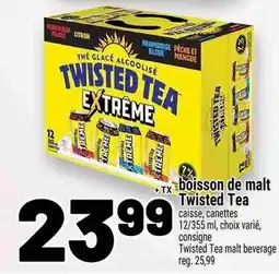Metro Twisted Tea malt beverage offer