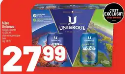 Metro Unibroue beer offer