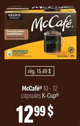 Metro McCafé 10 - 12 capsules K-Cup offer